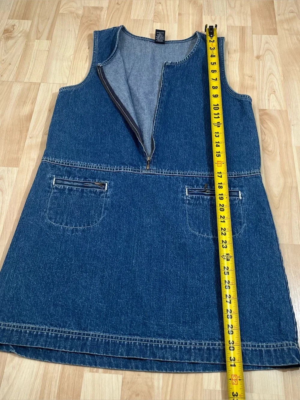 Girls' GAP Vintage Denim blue jean sleeveless dress ~ size XXL